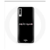 Image de Coque pour Samsung Galaxy A70 Squid Game logo Fond Noir