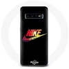 Image de Coque pour Samsung Galaxy s10 edge Nike Logo Couleur fond noir