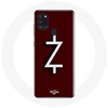 Image de Coque pour Samsung Galaxy A21S Ozark Saison 4 Logo Z Blanc Fond Rouge