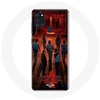 Image de Coque pour Samsung Galaxy A21S Stranger Things Affiche Equipages Fan Art Saison 4