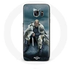 Image de Coque pour Samsung Galaxy S7 Vikings Série Saison 6 Ragnar Lothbrok logo V Epée Gris Fond Brouillard