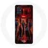 Image de Coque pour Samsung Galaxy A51 Stranger Things Affiche Equipages Fan Art Saison 4