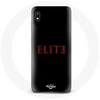 Image de Coque pour Samsung Galaxy A10 Elite Saison 5 Logo Rouge Fond Noir
