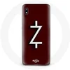 Image de Coque pour Samsung Galaxy A10 Ozark Saison 4 Logo Z Blanc Fond Rouge