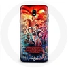 Image de Coque pour Samsung Galaxy J3 2017 Stranger Things Teaser Saison 4 Affiche Personnages Art