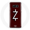 Image de Coque pour Samsung Galaxy S8 Plus Ozark Saison 4 Logo Z Blanc Fond Rouge