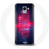 Image de Coque pour Samsung Galaxy A6 2018 Stranger Things Logo Transparent Saison 4 Bande annonce 2022