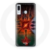 Image de Coque pour Samsung Galaxy A40 Stranger Things Saison 4 Affiche Equipages de la Nouvelle Théorie