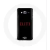 Image de Coque pour Samsung Galaxy J3 Elite Saison 5 Logo Rouge Fond Noir