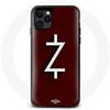 Image de Coque pour Iphone 13 Pro Ozark Saison 4 Logo Z Blanc Fond Rouge