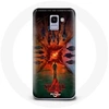 Image de Coque pour Samsung Galaxy A8 2018 Stranger Things Saison 4 Affiche Equipages de la Nouvelle Théorie