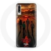 Image de Coque pour Samsung Galaxy A70 Stranger Things Saison 4 Affiche Art Equipages de la Nouvelle Théorie