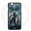 Image de Coque pour Iphone SE Vikings Série Saison 6 Ragnar Lothbrok logo V Epée Gris Fond Brouillard
