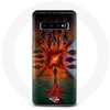 Image de Coque pour Samsung Galaxy S10 Stranger Things Saison 4 Affiche Equipages de la Nouvelle Théorie