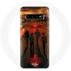 Image de Coque pour Samsung Galaxy S10 Stranger Things Saison 4 Affiche Art Equipages de la Nouvelle Théorie