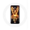 Image de Coque pour Samsung Galaxy A3 Vikings Série Saison 6 logo V Epée de Feu Fond Noir