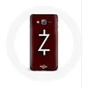 Image de Coque pour Samsung Galaxy J5 Ozark Saison 4 Logo Z Blanc Fond Rouge