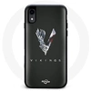Image de Coque pour Iphone XR Vikings Série Saison 6 logo V Epée Gris Fond Noir