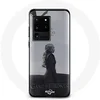 Image de Coque pour Samsung Galaxy S20 Ultra Game of Thrones Saison 8 Daenerys Targaryen feu et sang Le Trône de Fer Logo Gris