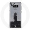 Image de Coque pour Samsung Galaxy S8 Game of Thrones Saison 8 Daenerys Targaryen feu et sang Le Trône de Fer Logo Gris
