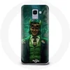 Image de Coque pour Samsung Galaxy A8 2018 Loki Thor Ragnarok avec Casque Affiche Personnage Série Saison 1