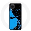 Image de Coque pour Samsung Galaxy A42 5G Nike Logo Bleu et Noir
