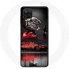 Image de Coque pour Samsung Galaxy A42 5G Formule 1 Sebastian Vettel Pilote automobile F1 Rouge