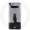 Image de Coque pour Samsung Galaxy S10 Plus Game of Thrones Saison 8 Daenerys Targaryen feu et sang Le Trône de Fer Logo Gris