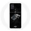 Image de Coque pour Samsung Galaxy A51 Game of Thrones Saison 8 Le Trône de Fer La maison Stark Logo L'hiver arrive