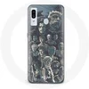 Image de Coque pour Samsung Galaxy A40 Game of Thrones Saison 8 Le Trône de Fer Affiche Personnages Fond Gris
