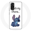 Image de Coque pour Xiaomi Redmi Note 11S Lilo et Stitch mignon Fond blanc