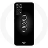 Image de Coque pour Xiaomi Redmi Note 11S Audi Logo cache moyeu fond noir