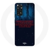 Image de Coque pour Xiaomi Redmi Note 11 4G Stranger Things logo Fond Bleu de la saison 2