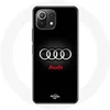 Image de Coque pour Xiaomi Mi 11 Lite Audi Logo Métal fond noir