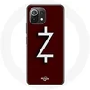 Image de Coque pour Xiaomi Mi 11 Lite Ozark Saison 4 Logo Z Blanc Fond Rouge