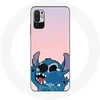 Image de Coque pour Xiaomi Poco M3 Pro Stitch le Nez en l'air fond rose