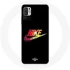 Image de Coque pour Xiaomi Poco M3 Pro Nike Logo Couleur fond noir