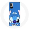 Image de Coque pour Xiaomi Redmi Note 10T 5G Stitch mignon fond bleu