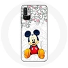 Image de Coque pour Xiaomi Redmi Note 10 5G Mickey Mouse Fleurs Cours
