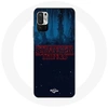 Image de Coque pour Xiaomi Redmi Note 10 5G Stranger Things logo Fond Bleu de la saison 2