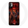 Image de Coque pour Xiaomi Redmi Note 10 5G Stranger Things Affiche Equipages Fan Art Saison 4