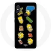 Image de Coque pour Xiaomi Redmi Note 5 Pro Les Simpson autocollants fond noir