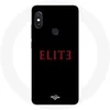 Image de Coque pour Xiaomi Redmi Note 5 AI Dual Camera Elite Saison 5 Logo Rouge Fond Noir