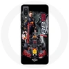 Image de Coque pour Samsung Galaxy A02 Formule 1 Max Verstappen Pilote F1 Red Bull 15