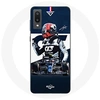 Image de Coque pour Samsung Galaxy A02 Formule 1 Max Verstappen Pilote automobile F1 Bleu