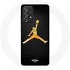 Image de Coque pour Samsung Galaxy A52 Air Michael Jordan Logo Jaune