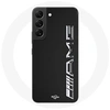 Image de Coque pour Samsung Galaxy S22 Amg Logo Carbone Texture