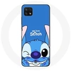 Image de Coque pour Samsung Galaxy A22 5G Stitch mignon fond bleu