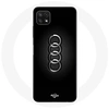 Image de Coque pour Samsung Galaxy A22 5G Audi Logo cache moyeu fond noir