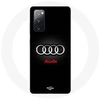 Image de Coque pour Samsung Galaxy S20 FE Audi Logo Métal fond noir